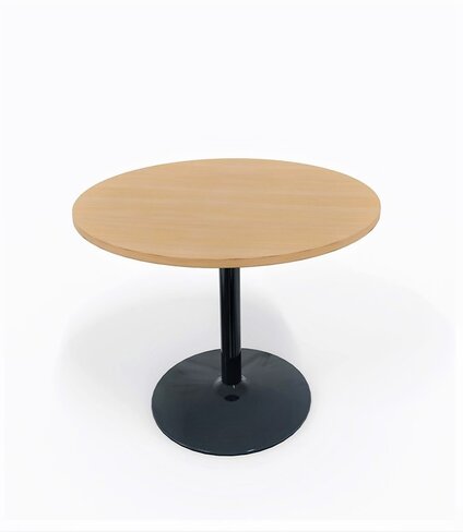 Table de réunion ronde 4 places Corial - Ø 100 cm - piétement central - délai court