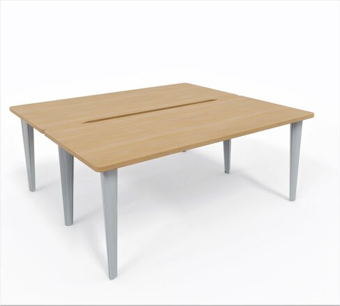 Ensemble 2 bureaux droits Evidence - l. 180 x pr. 80 cm