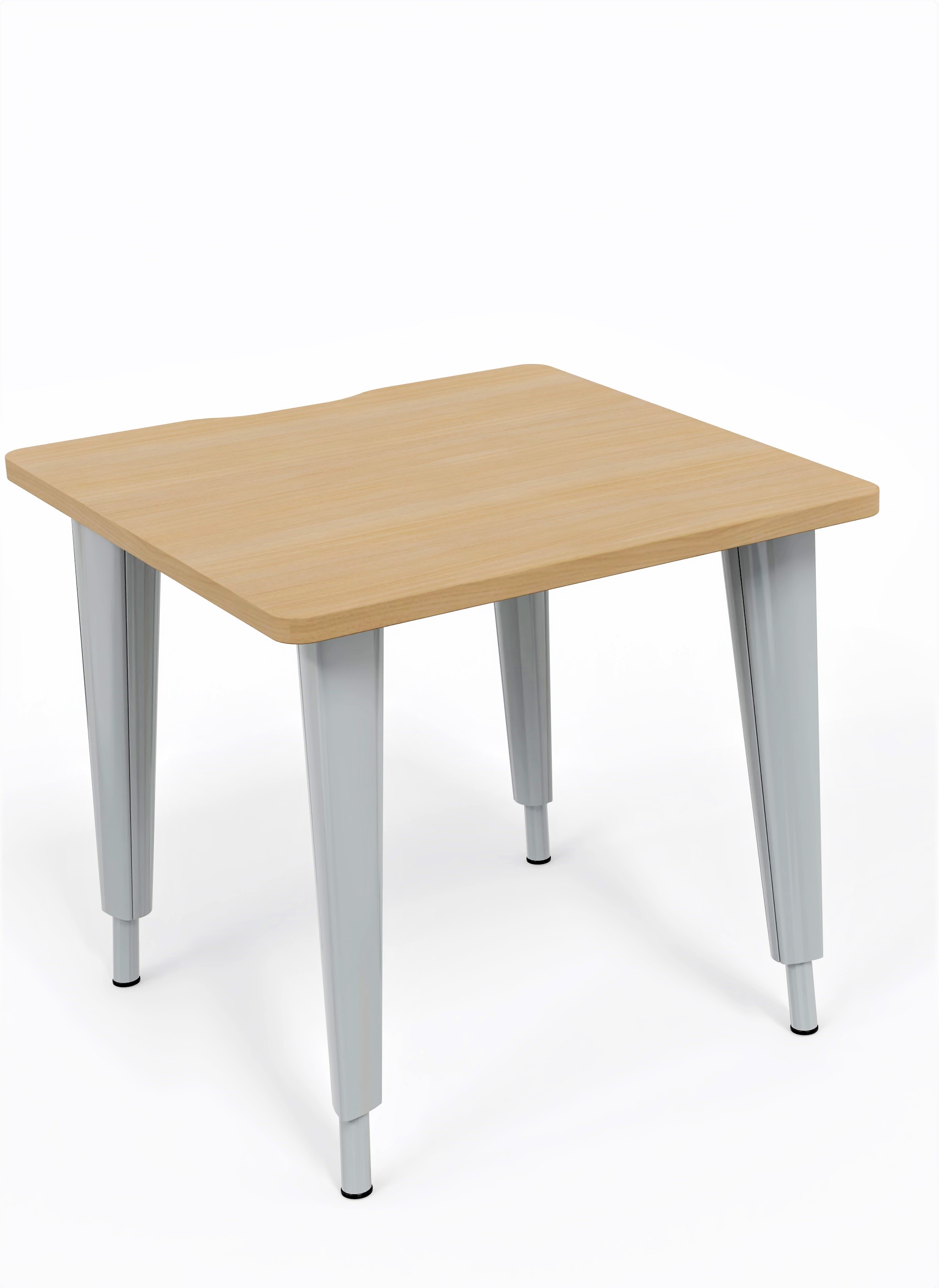 Bureau droit Evidence - l. 80 x pr. 80 cm - piétement réglable en hauteur