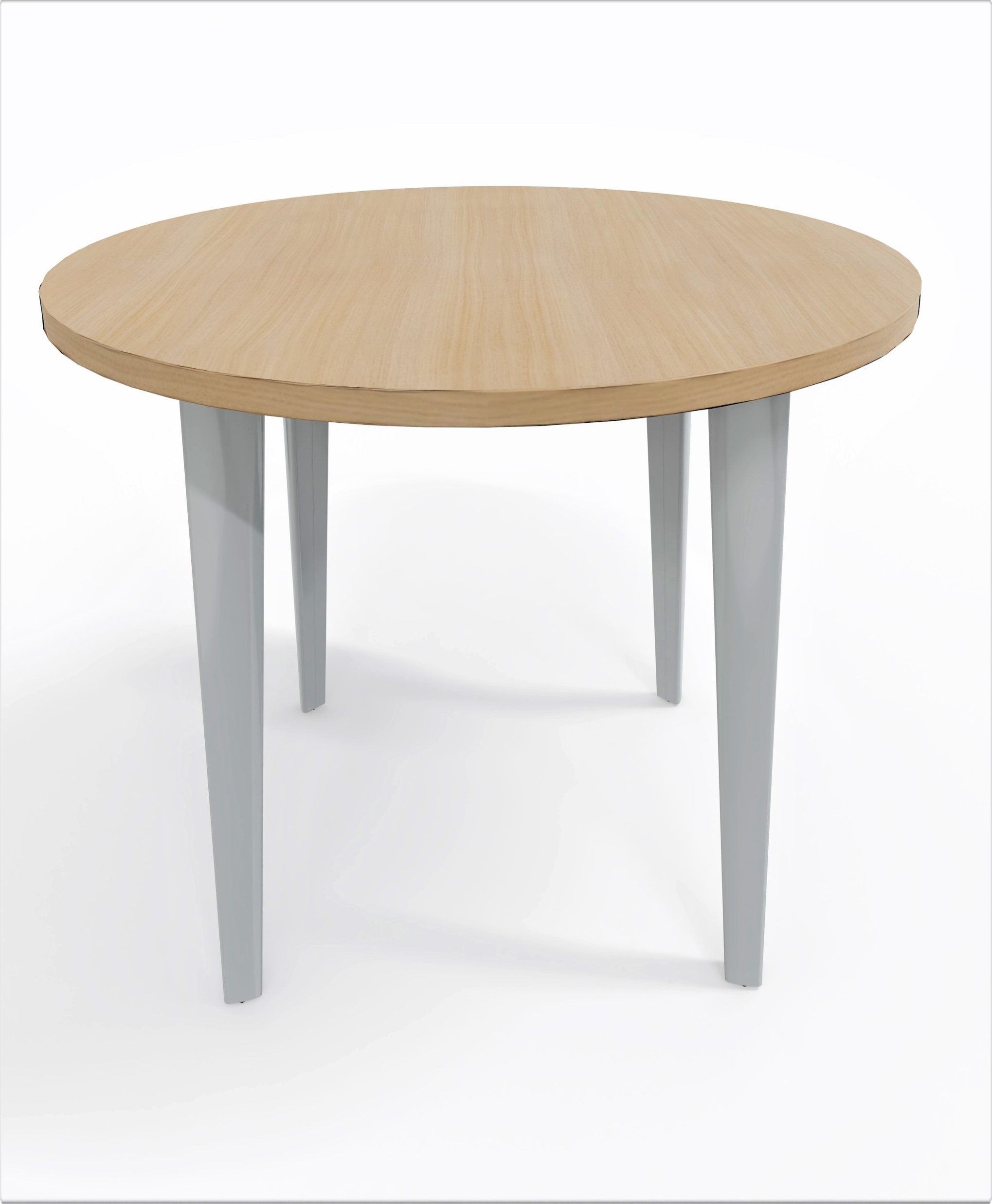 Table de réunion ronde 4 places Evidence - Ø 100 cm - 4 pieds