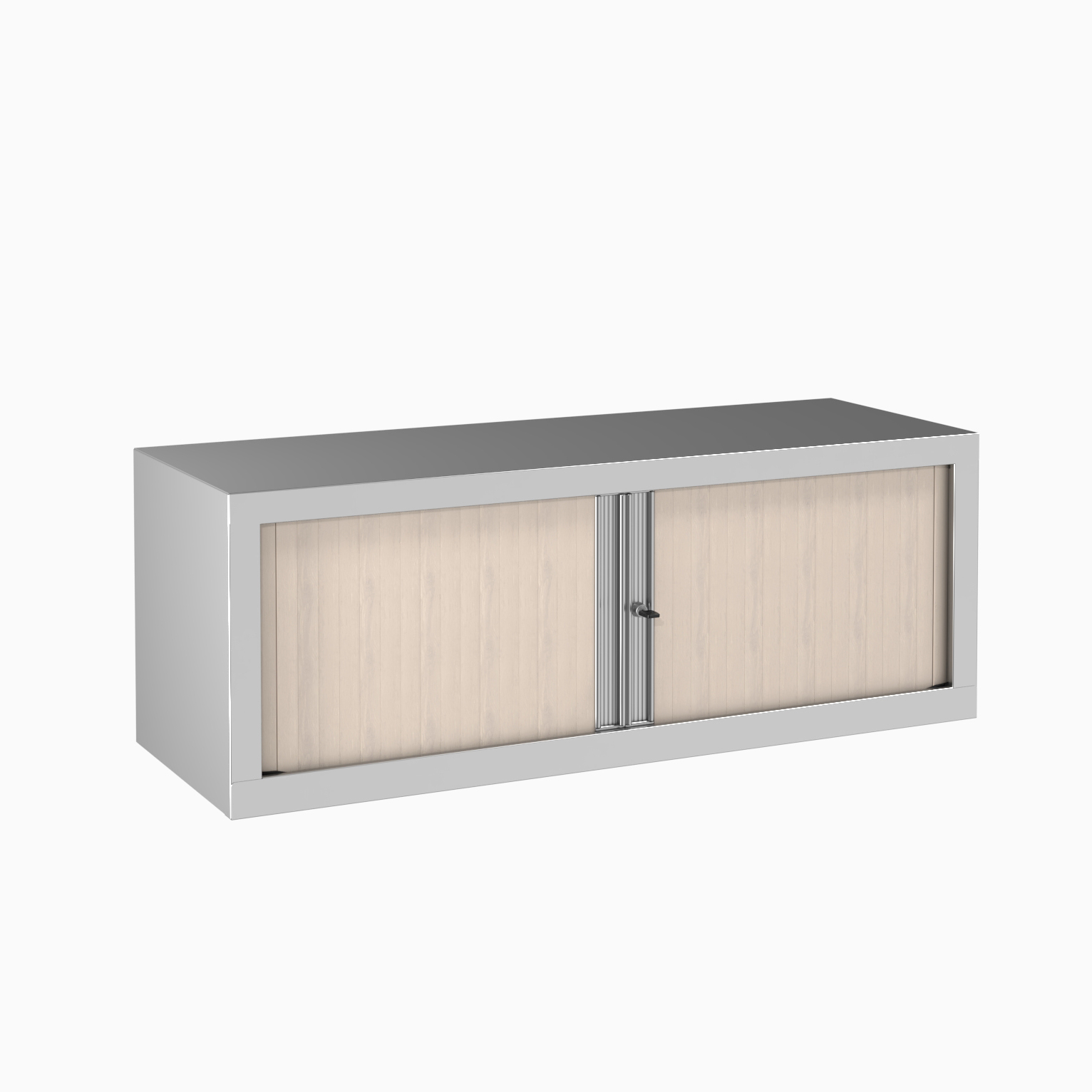 Rehausse métallique Etic - h. 44 x l. 120 cm - décor bois - fermeture rideaux