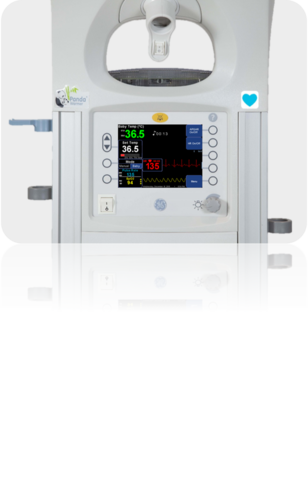 Option monitorage intégré ResusView Mesure de l'ECG et de la SpO2