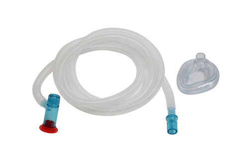 Kit circuits ventilation néonatale T-PIECE - usage unique Avec masque taille 1 - NF-157-1GE - Boite de 10