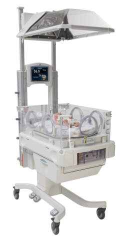 Giraffe Omnibed Carestation Version 230V avec écran couleur et parois en polycarbonate