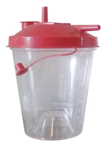 Bocaux d'aspiration usage unique Lot de 100