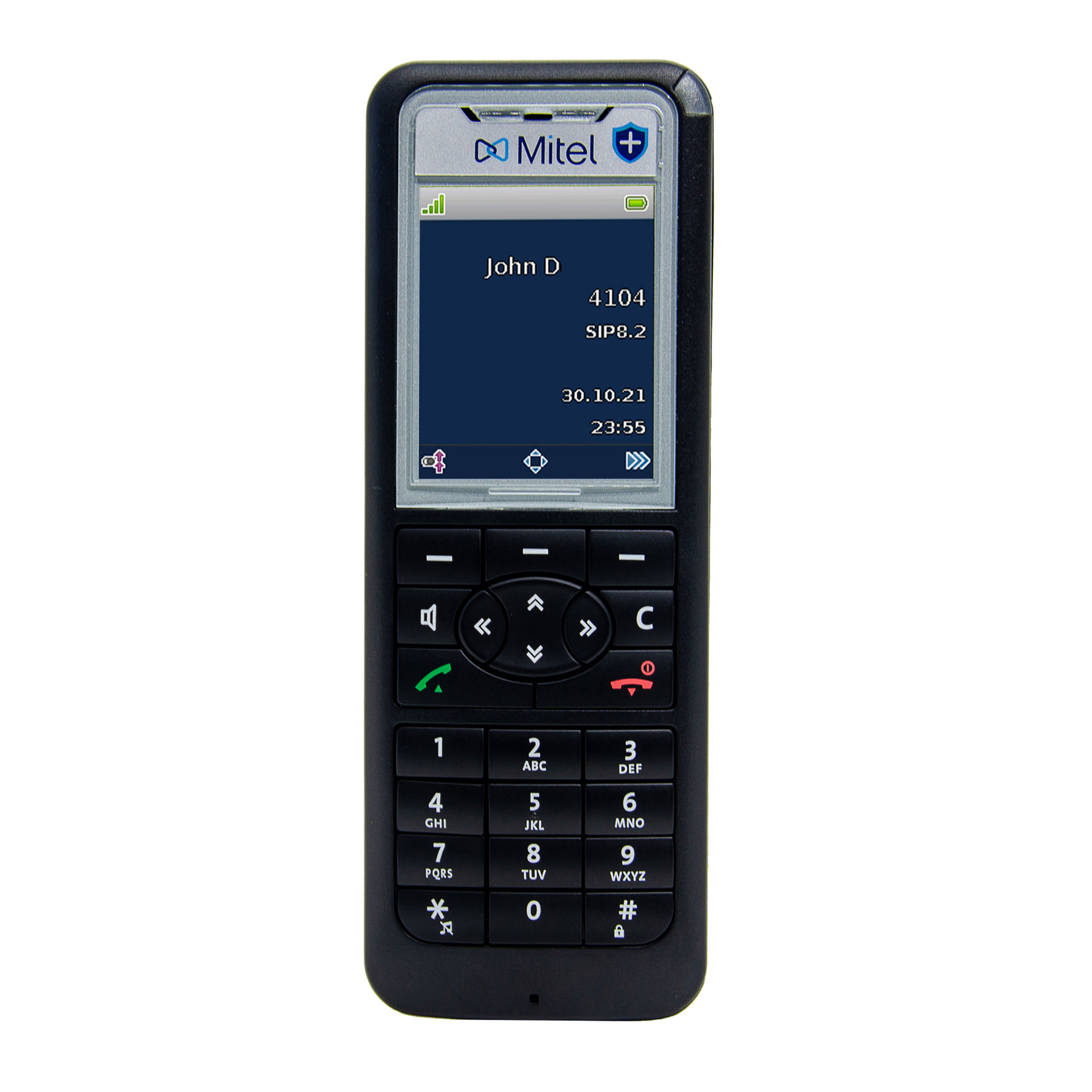 Téléphone DECT Mitel 612dt DECT Phone reconditionné + chargeur + alimentation + batterie + clip ceinture
