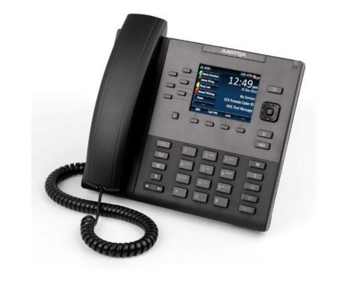 Téléphone SIP Mitel/Aastra 6867i SIP Phone reconditionné sans bloc secteur