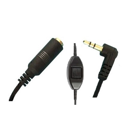 Cordon jack femelle 3,5mm pour casque filaire Jabra EVOLVE 30/40/80, compatible avec téléphone Alcatel séries 8/9