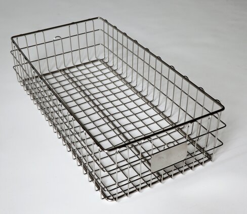 Panier pour stérilisation, transport et stockage 600 x 300 x 150 mm