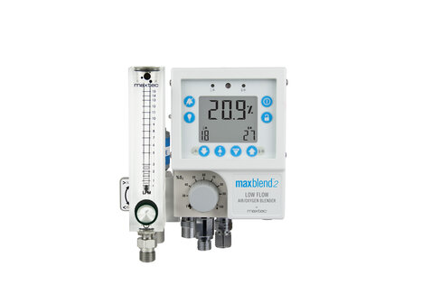 Mélangeur Air/O2 MaxBlend2 avec débitmètre intégré allant de 0 à 15L/min