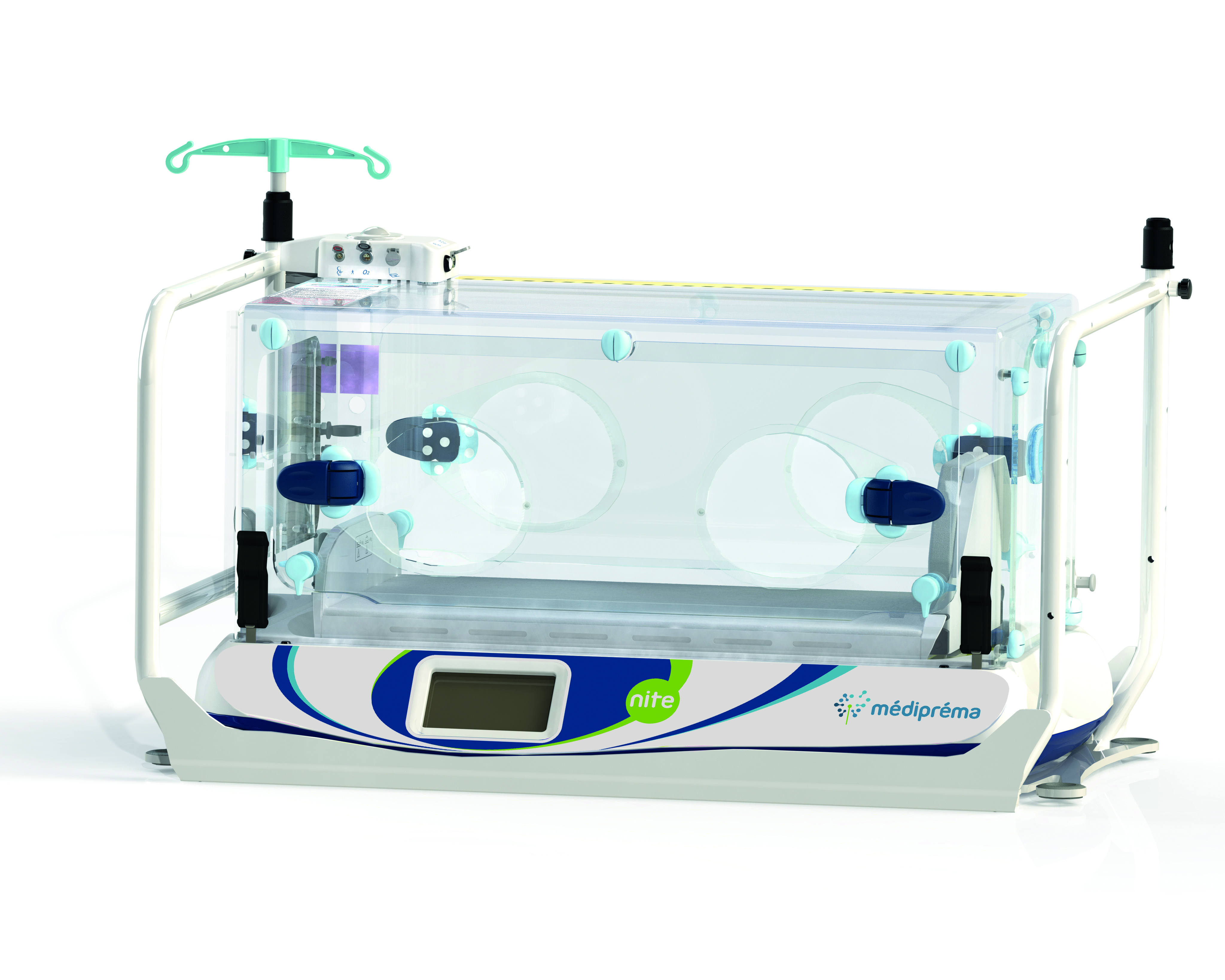 Arceau de protection avec tige porte-sérum