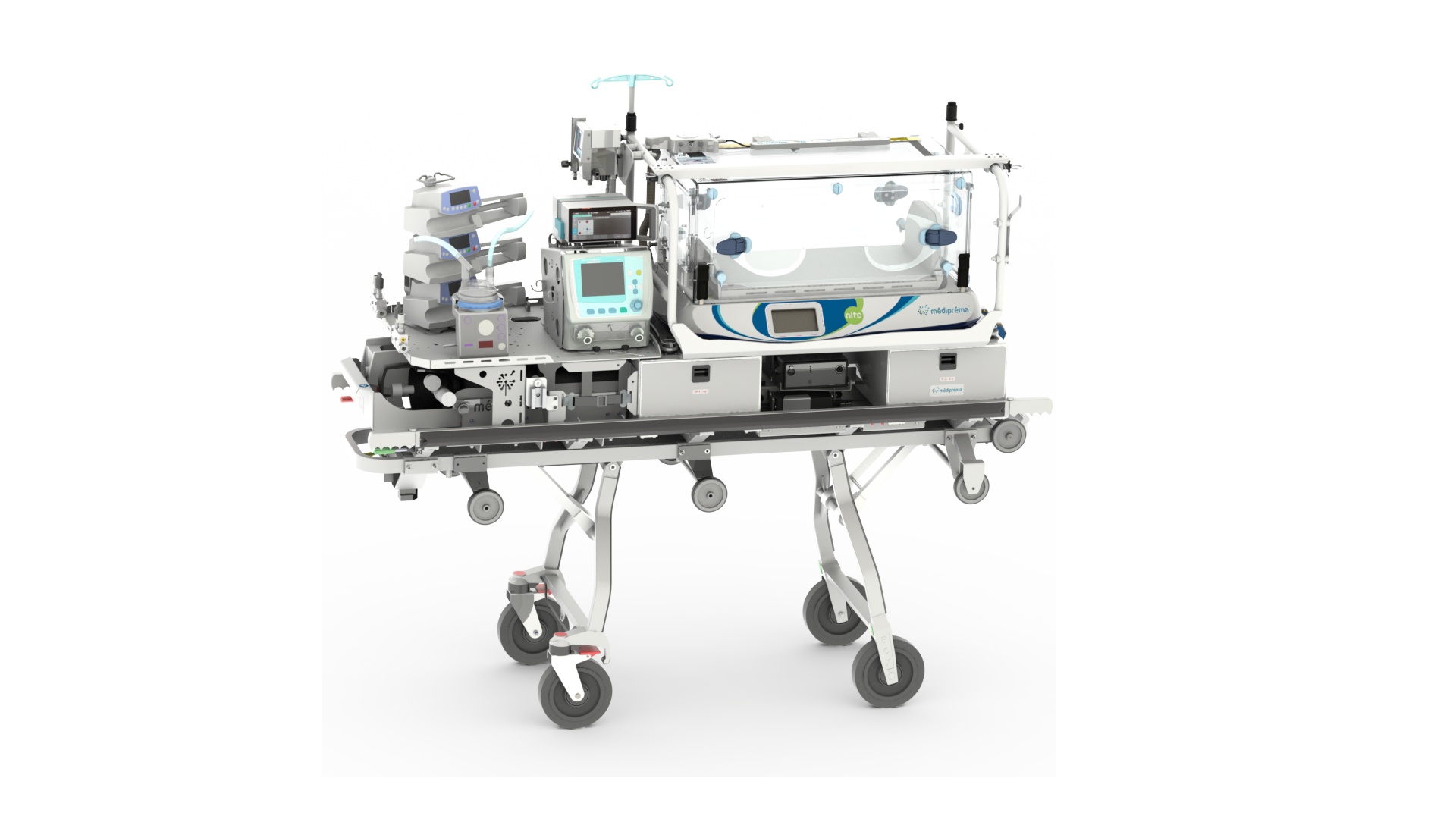Medicruiser base C (M-C) - pour chariot stryker powerpro (chariot non inclus) - Certification 10G