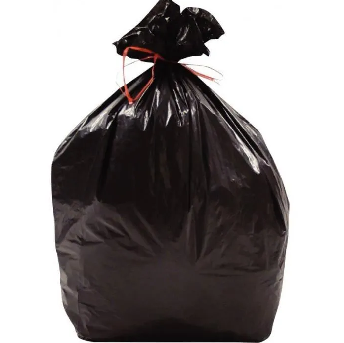 Sac pour déchets lourds - lien fixe - 110 l - ép. 49 µm - noir - 1 palette de 56 cartons de 200 J-M PLAST