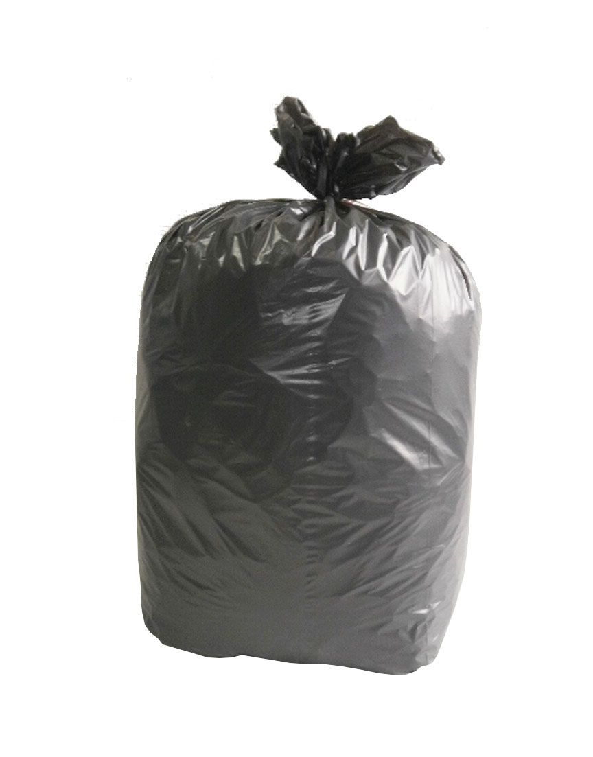 Sac pour déchets lourds - lien fixe - 100 l - ép. 49 µm - noir - 20 cartons de 200 J-M PLAST