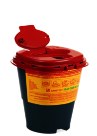 Multi-safe twin plus 2500 pp recyclé, avec symbole risque biologique x 70