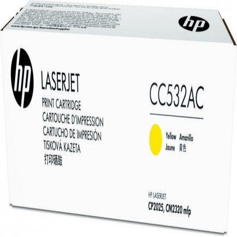 Toner - HP - CC532AC - jaune - par 1