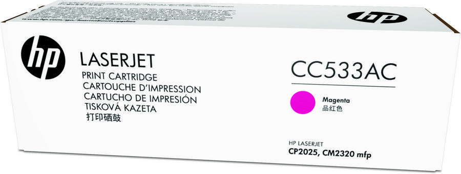 Toner - HP - CC533AC - magenta - par 1