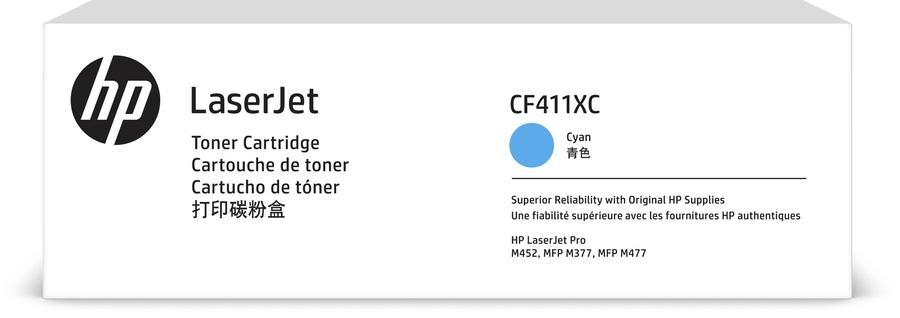 Toner - HP - CF411XC - cyan - par 1