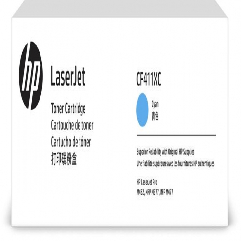 Toner - HP - CF411XC - cyan - par 1