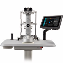 Laser combiné YAG/SLT TANGO NEO - lampe à fente - table électrique Total Solution - accoudoirs - lunettes