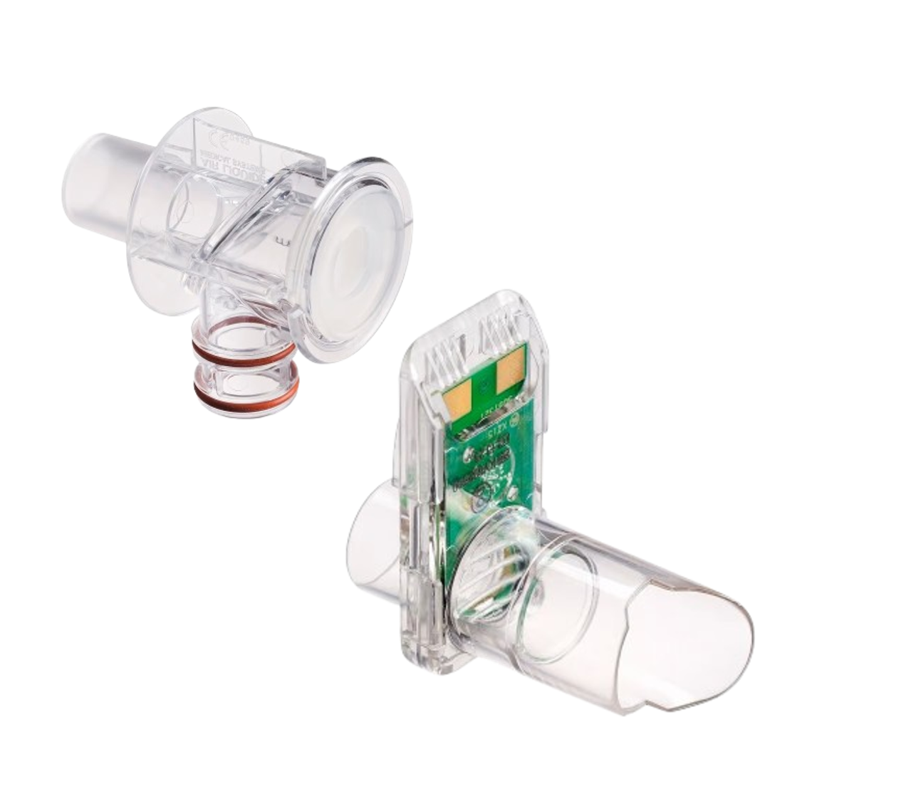 Pack de 200 valves expiratoires Monnal'Eva (avec membrane) et de 200 capteurs de débit expiratoire, usage unique