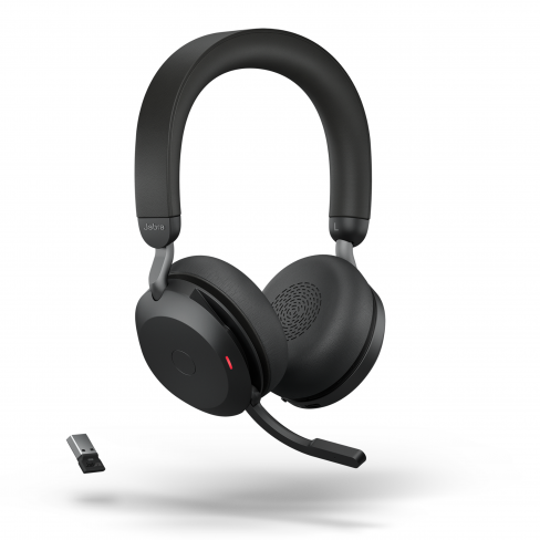 Casque sans fil Bluetooth pour PC Jabra Evolve2 75 stéréo UC + dongle link390a + (sans base de chargeur)