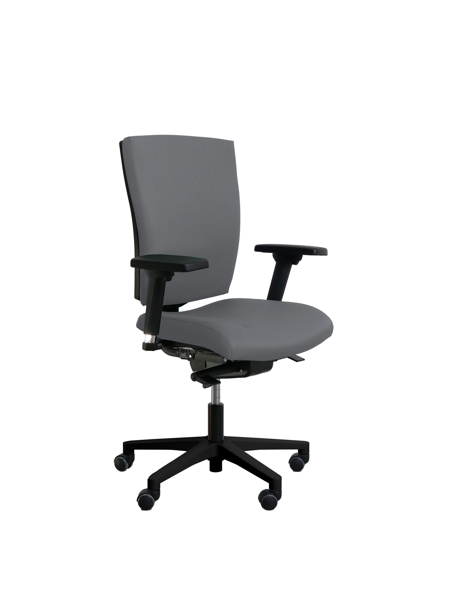 Fauteuil de bureau Reva Plus - tissu - piètement noir