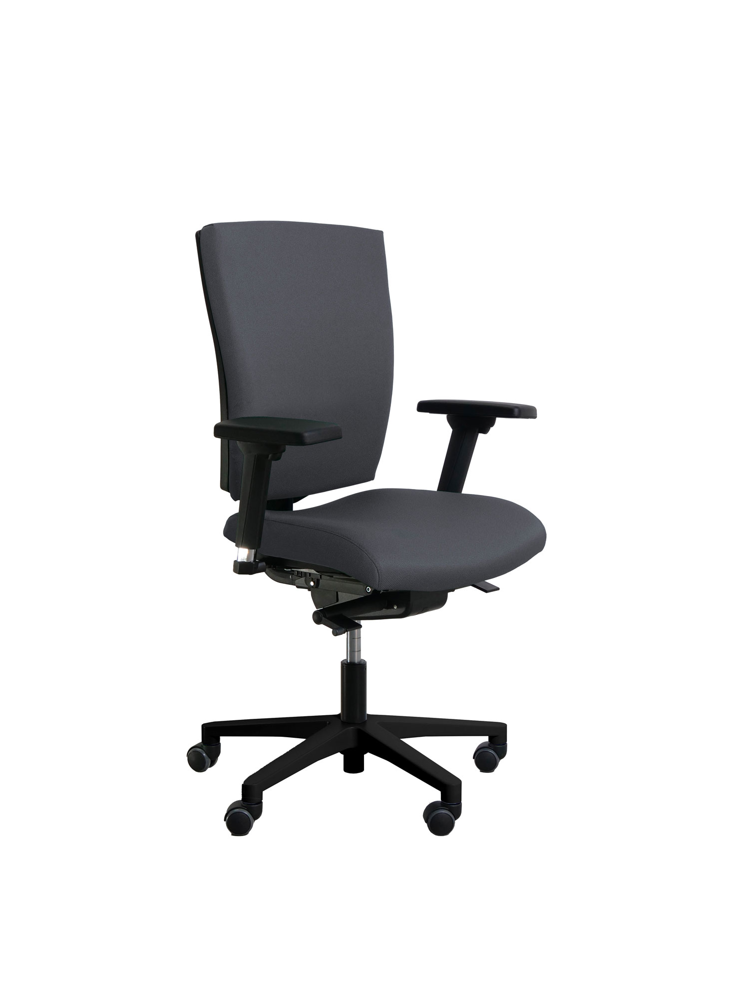 Fauteuil de bureau Reva Plus - tissu - piètement noir