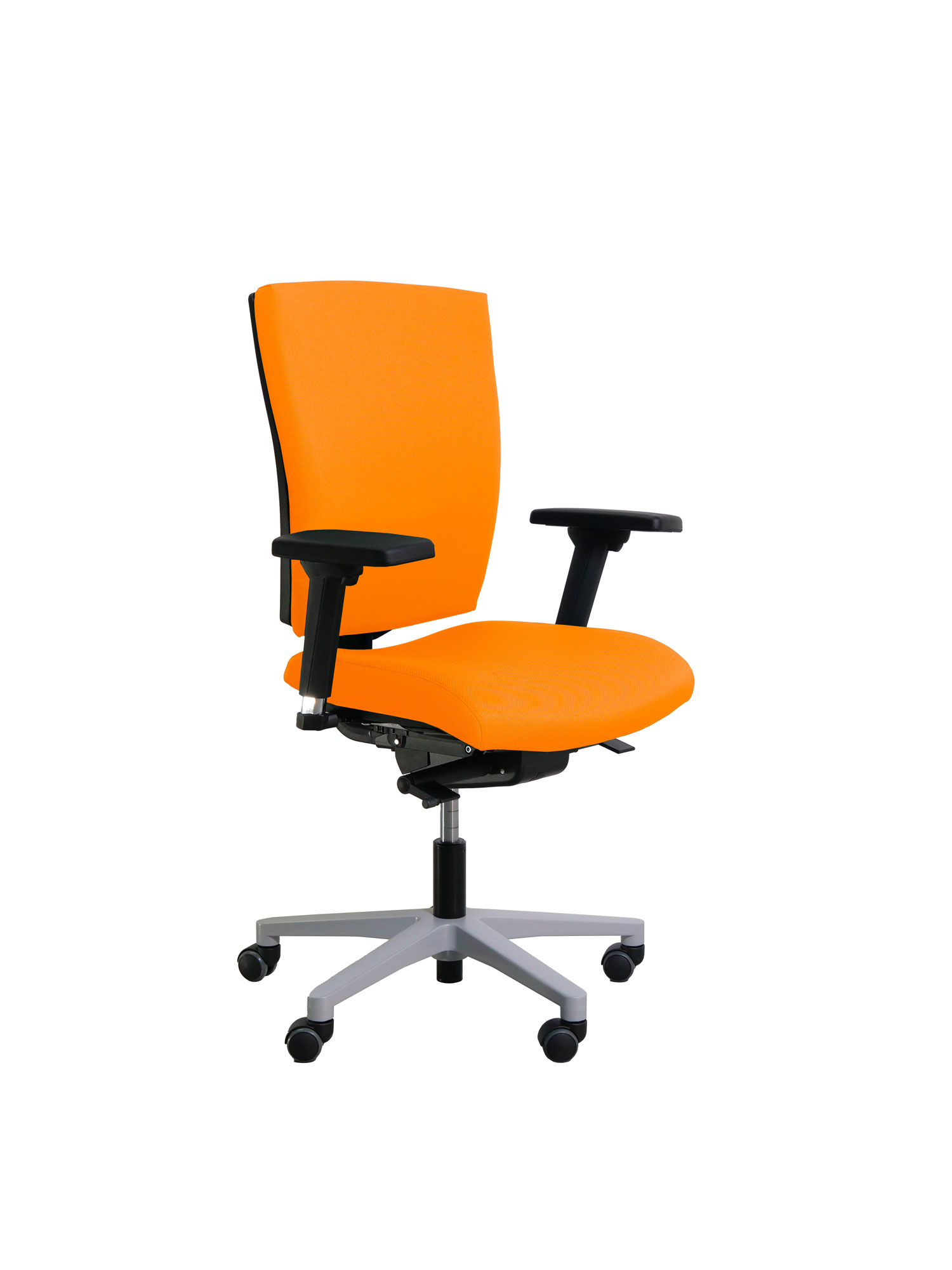 Fauteuil de bureau Reva Plus - tissu - piètement gris alu