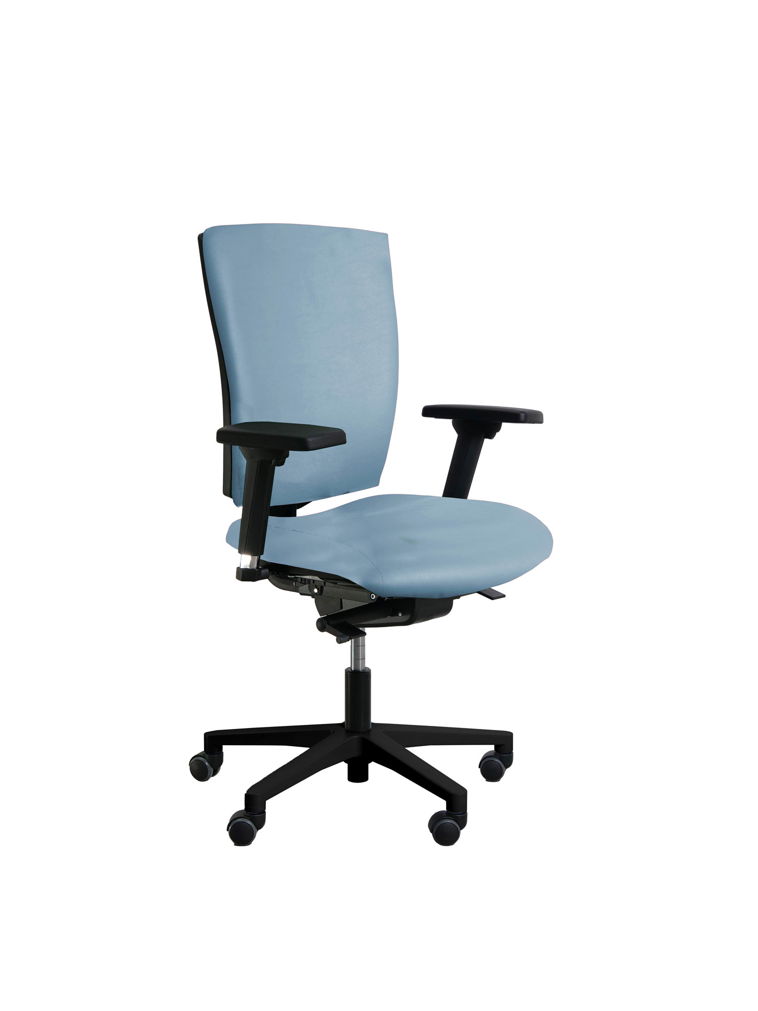 Fauteuil de bureau Reva Plus - textile enduit - piètement noir