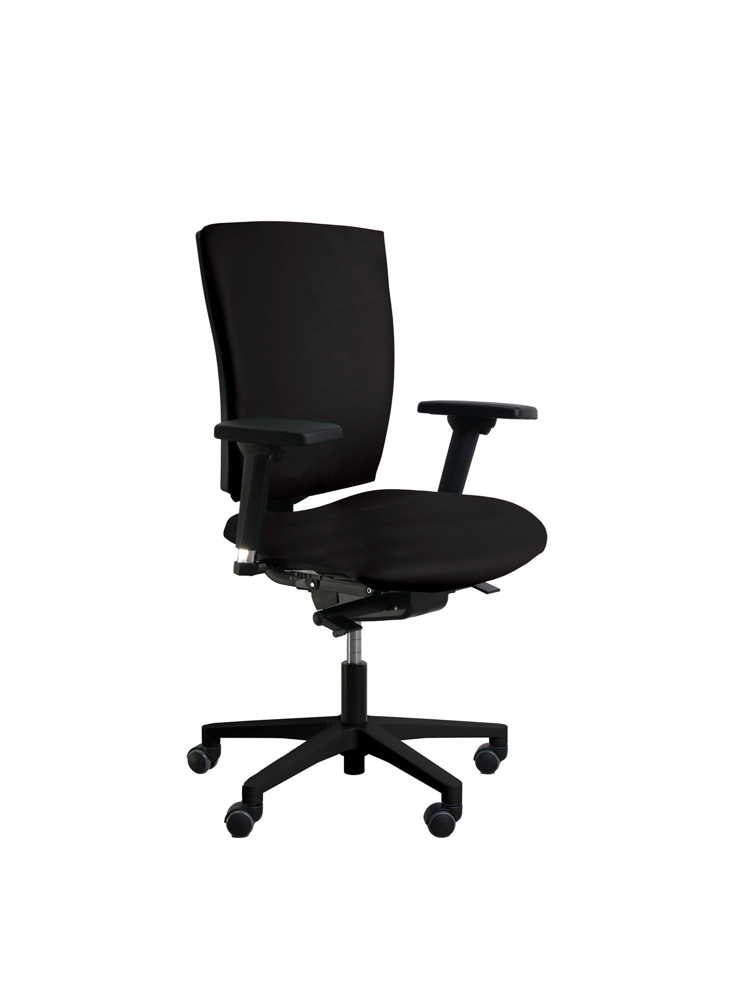 Fauteuil de bureau Reva Plus - textile enduit - piètement noir