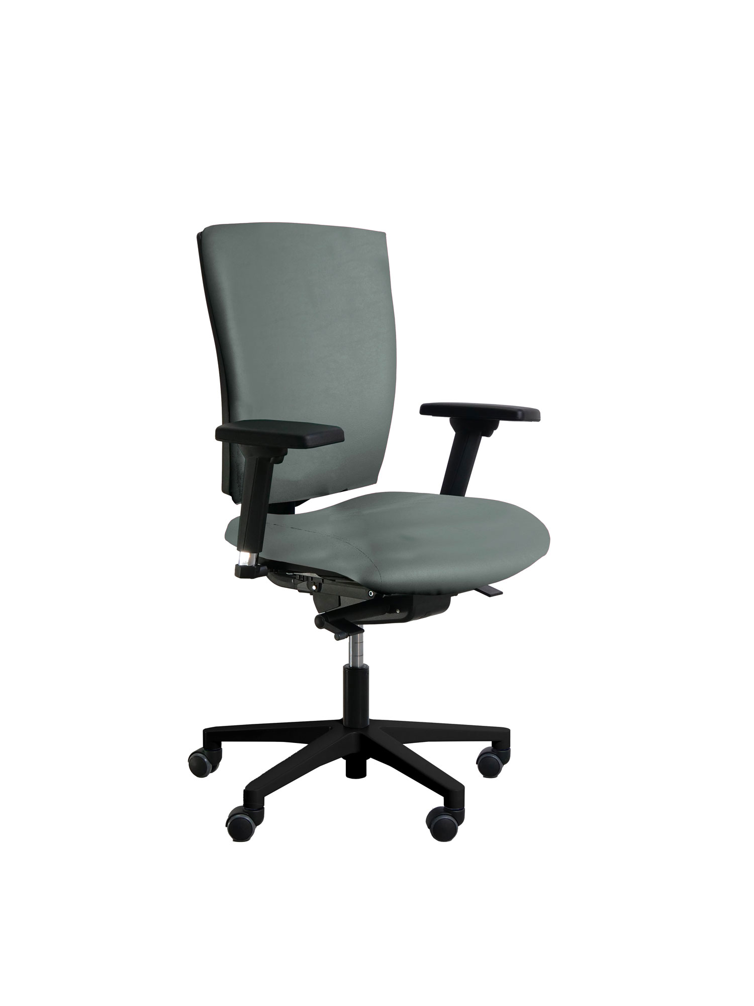Fauteuil de bureau Reva Plus - textile enduit - piètement noir