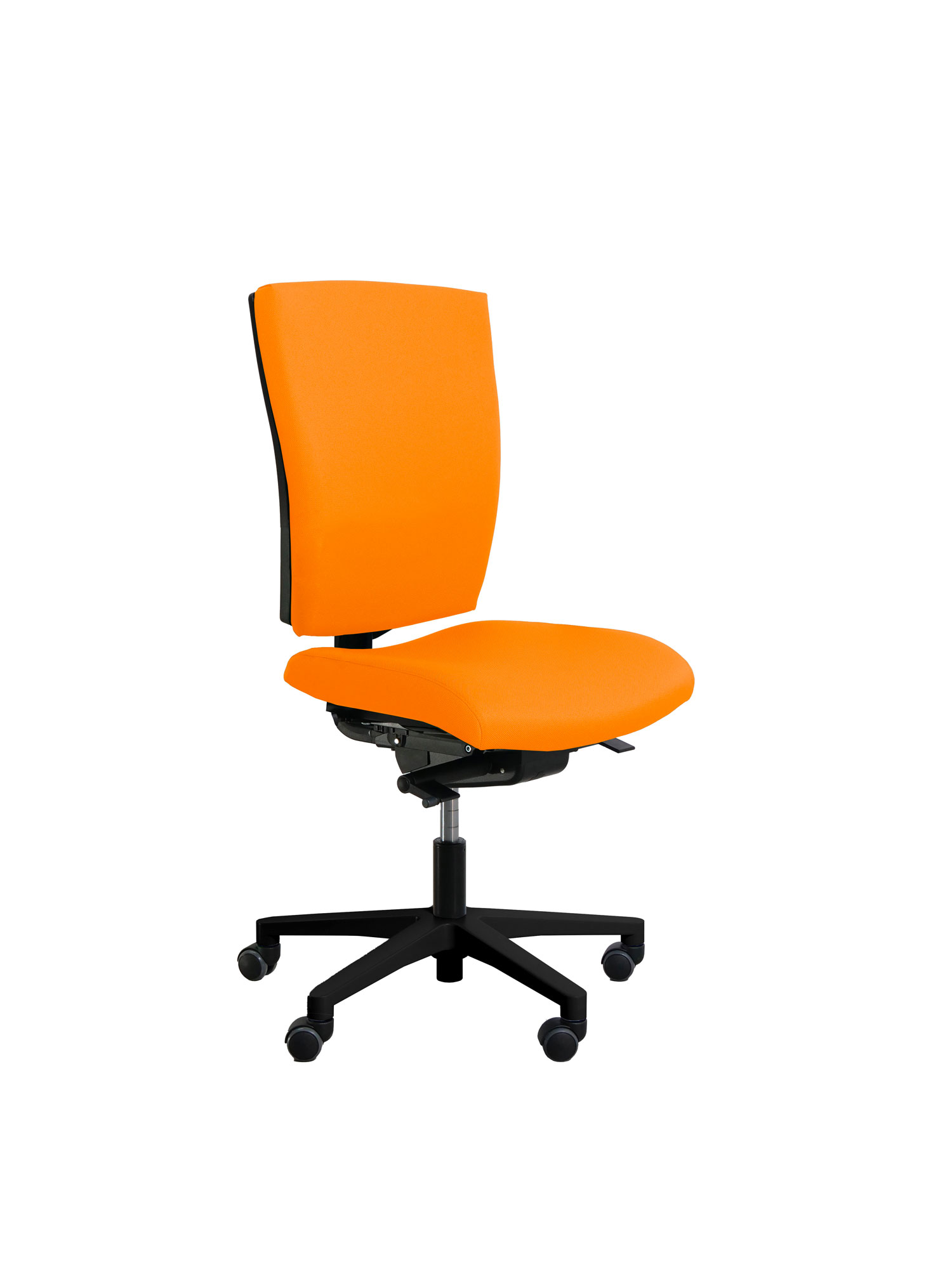 Chaise de bureau Reva Plus - tissu - piètement noir