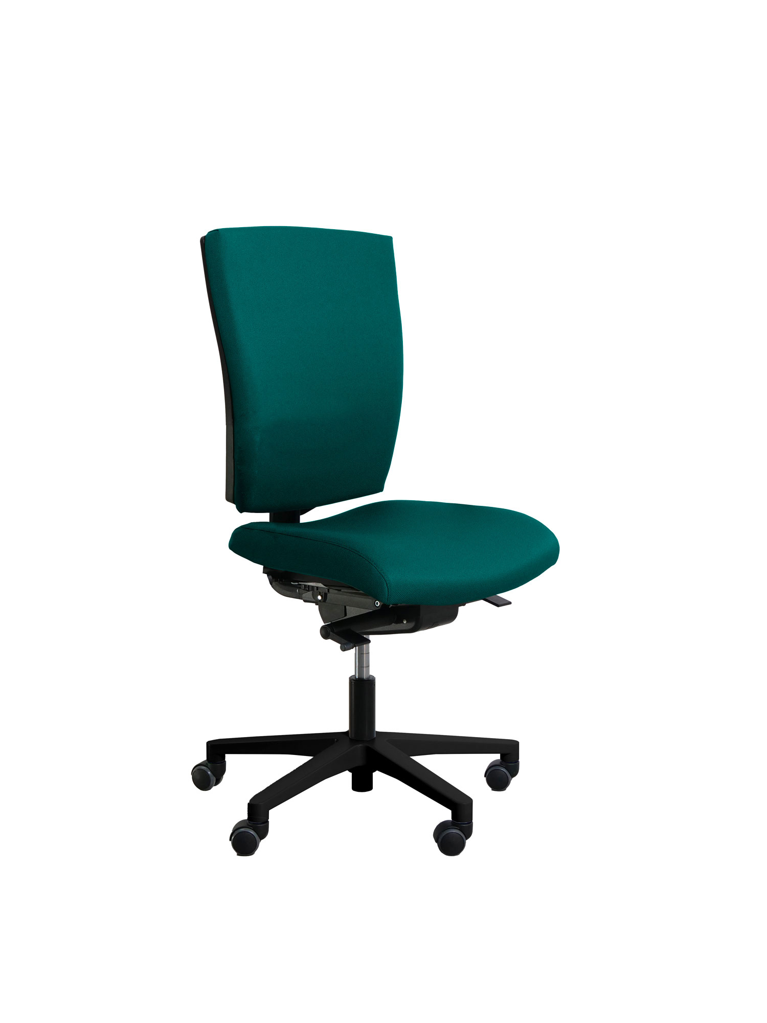 Chaise de bureau Reva Plus - tissu - piètement noir