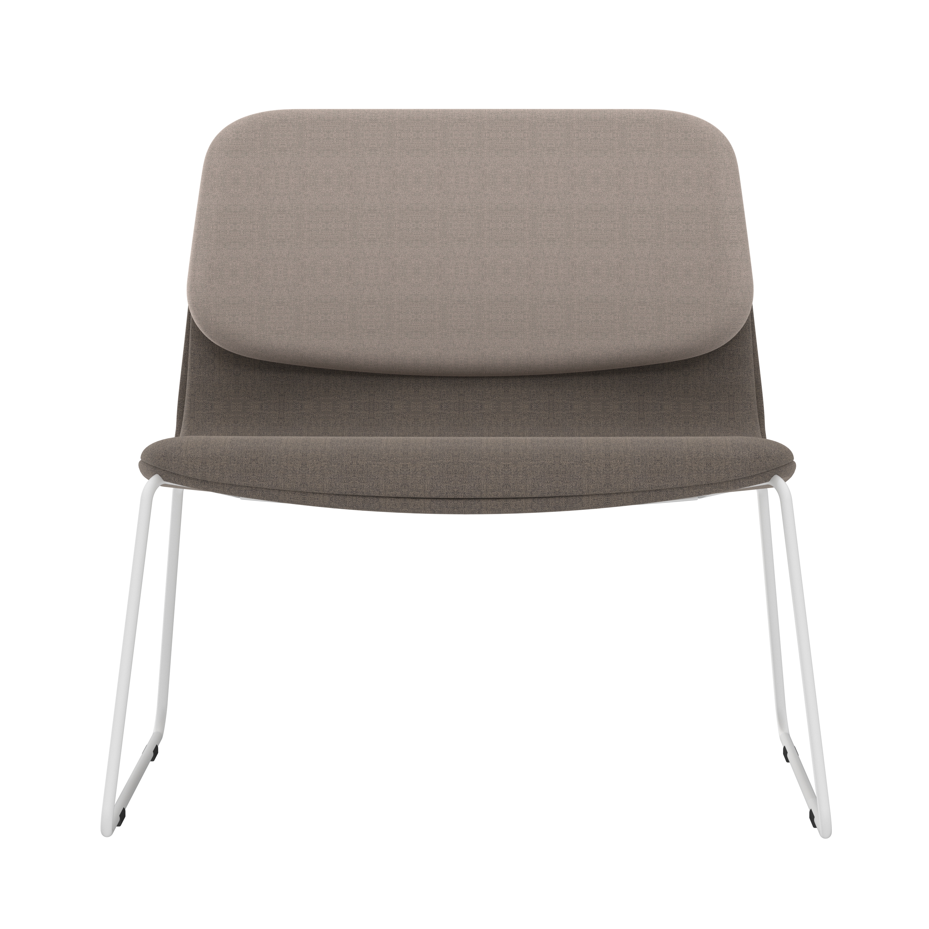 Chauffeuse piétement traineau métal Klik - tissu