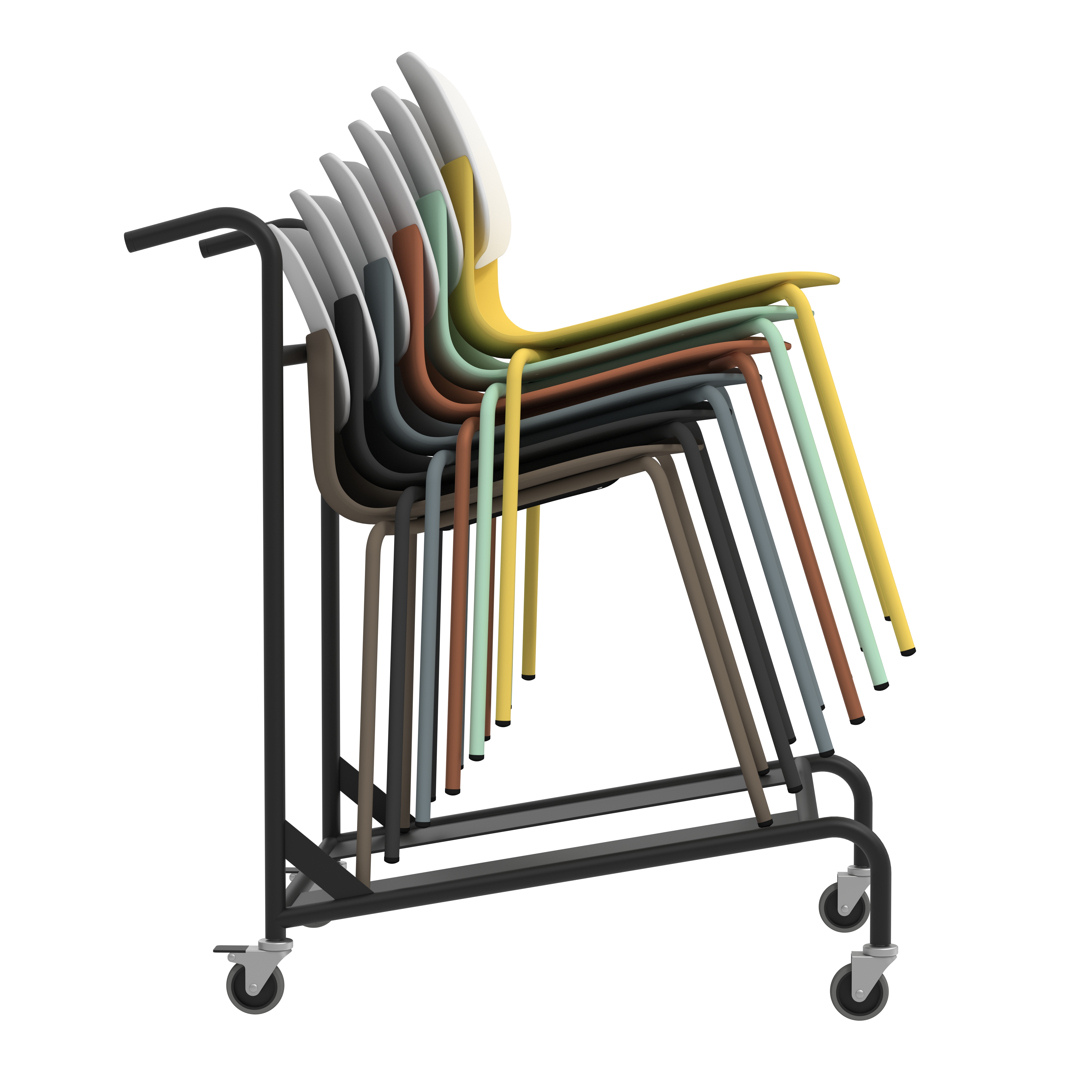 Chariot de stockage et de transport Klik - pour chaises 4 pieds