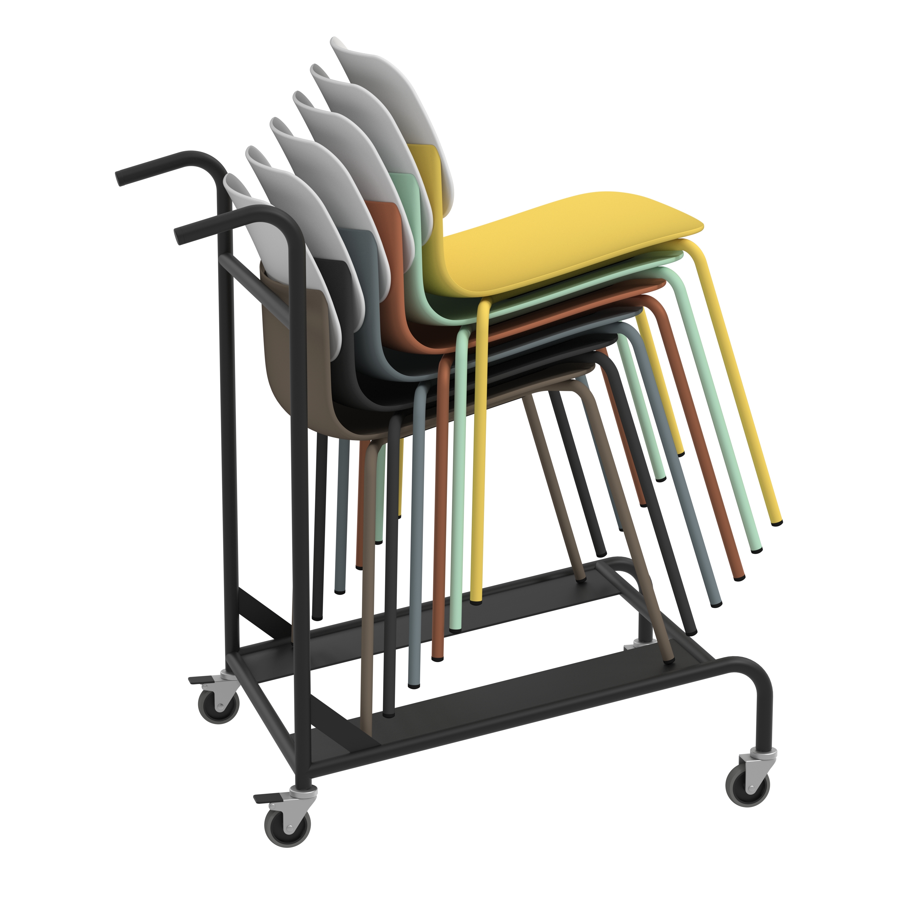 Chariot de stockage et de transport Klik - pour chaises 4 pieds