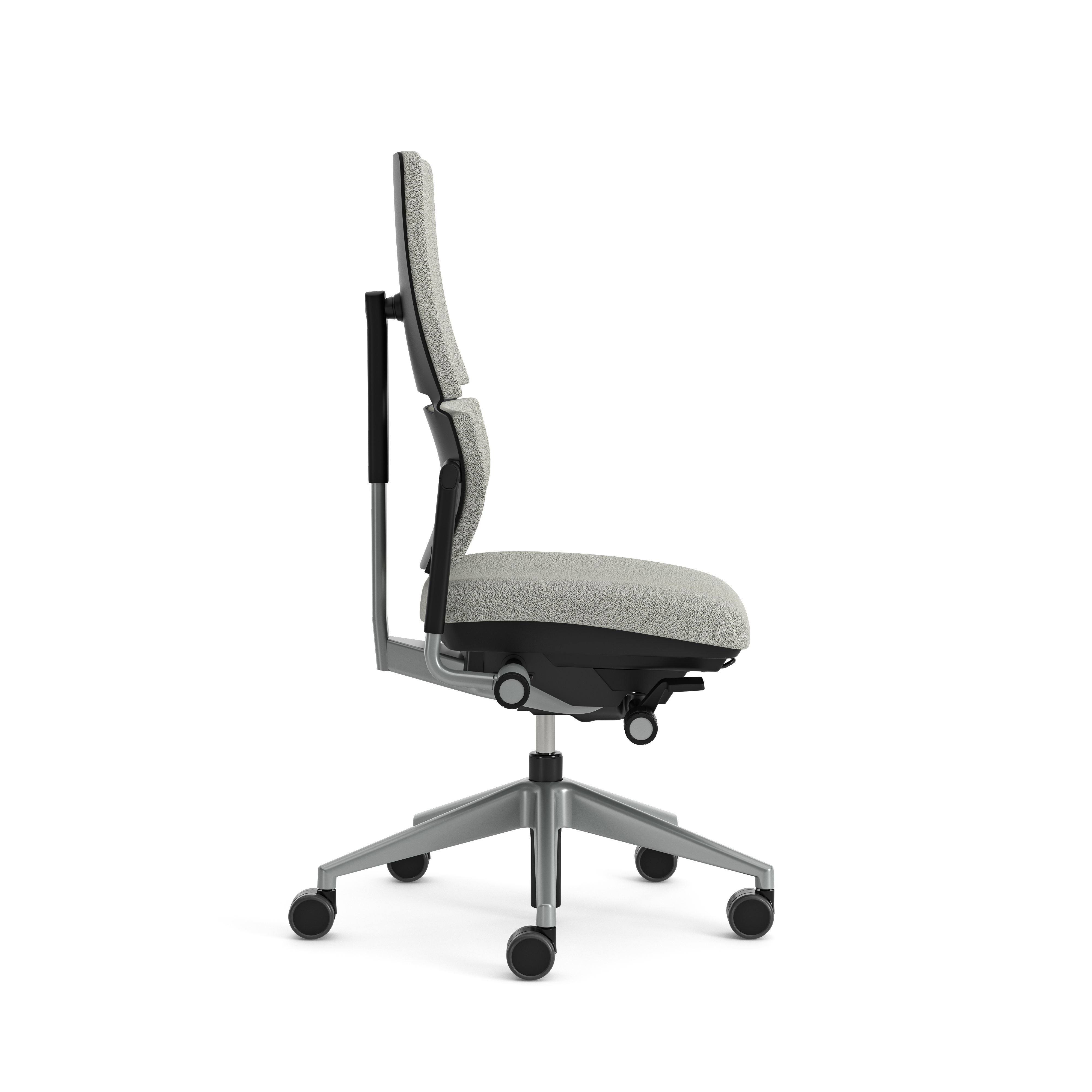 Chaise de bureau Please - tissu - piétement époxy