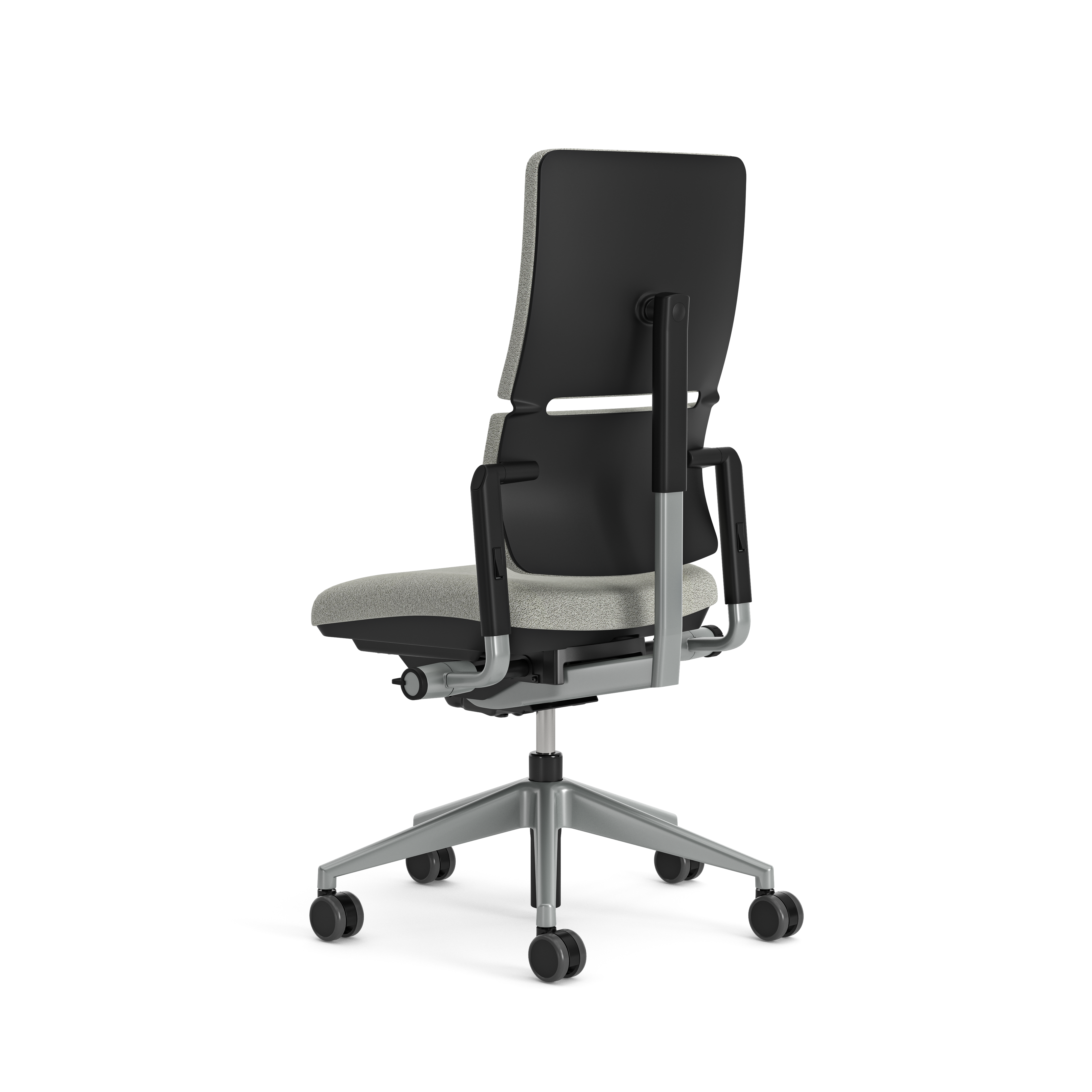 Chaise de bureau Please - tissu - piétement époxy