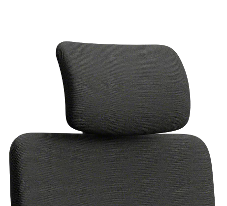 Chaise de bureau Please - tissu - piétement époxy - avec appui-tête