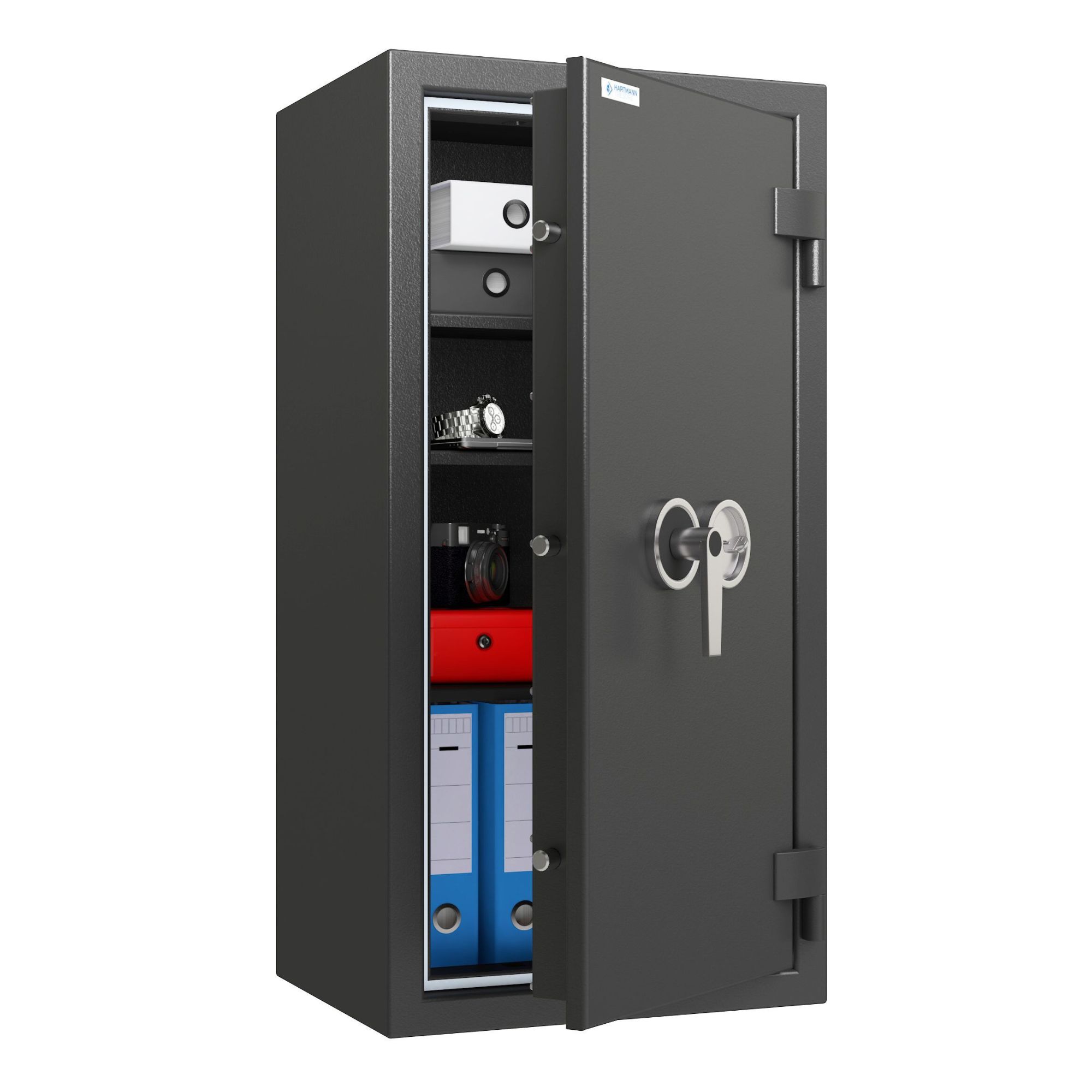 Coffre-fort classe 1 - 129 l - avec valeur assurable - serrure à clé