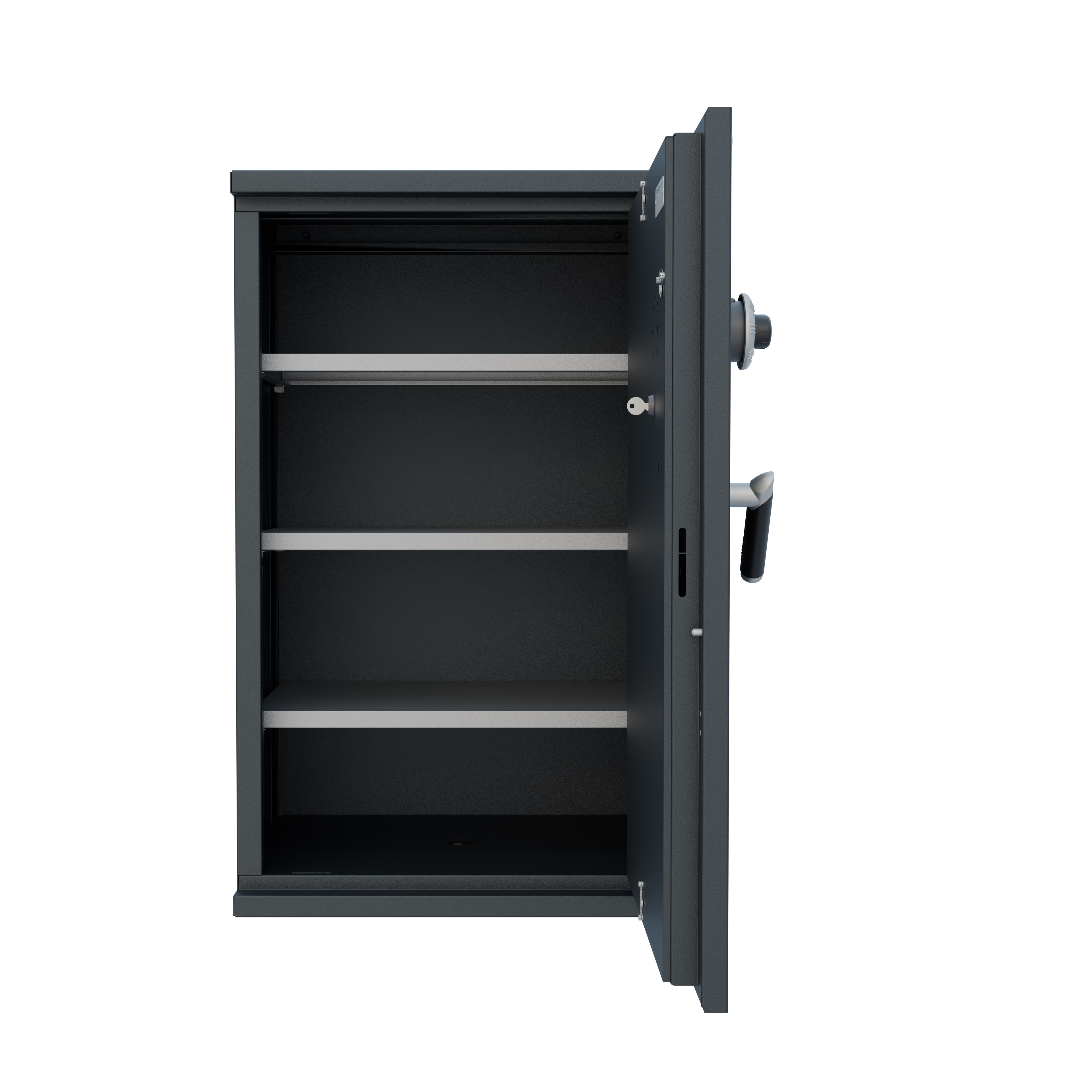 Armoire forte basse - classe B - 1 porte - 242 litres - serrure mécanique à combinaison à brouillage automatique