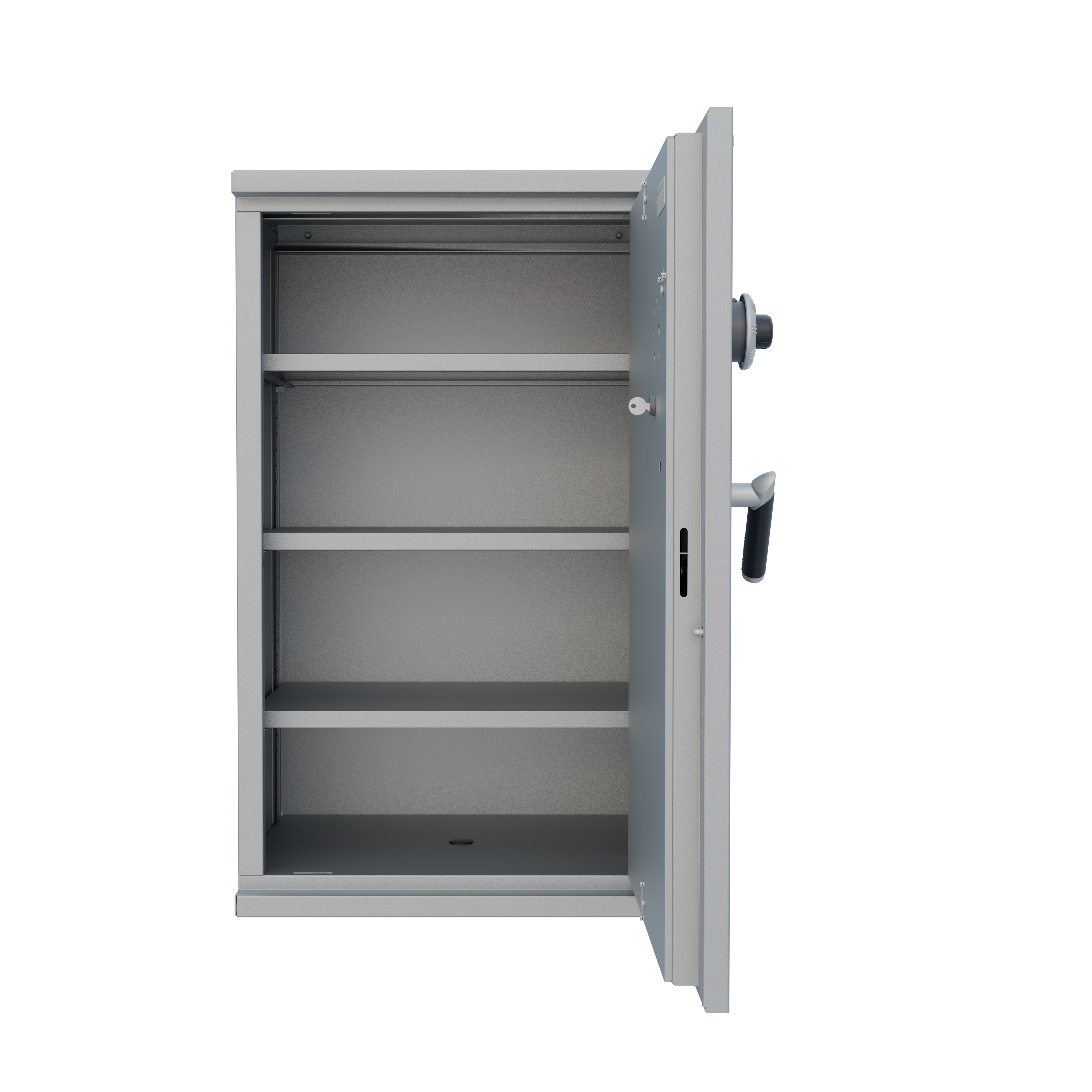 Armoire forte basse - classe B - 1 porte - 242 litres - serrure mécanique à combinaison à brouillage automatique