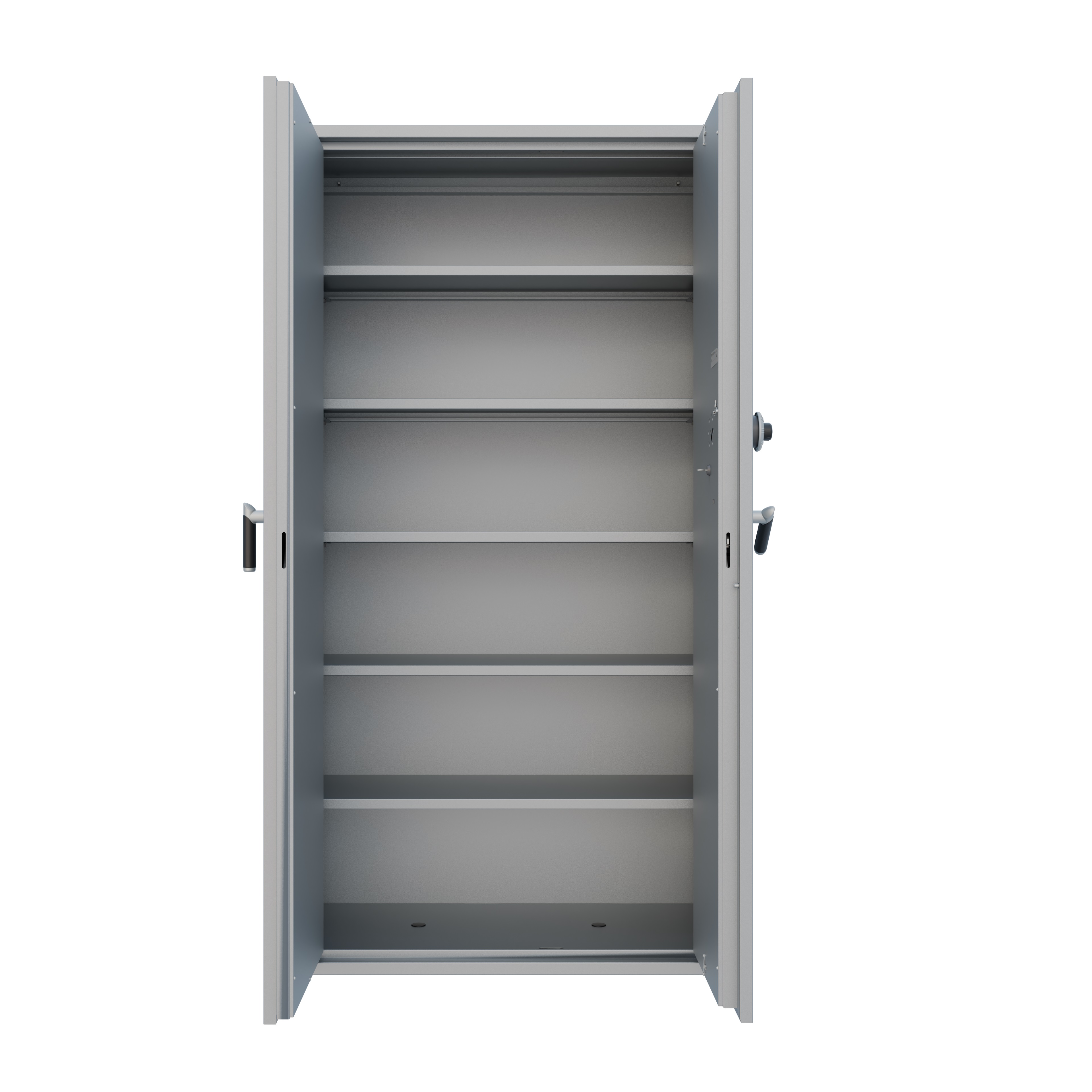 Armoire forte haute - classe B - 2 portes - 820 litres - serrure mécanique à combinaison à brouillage automatique