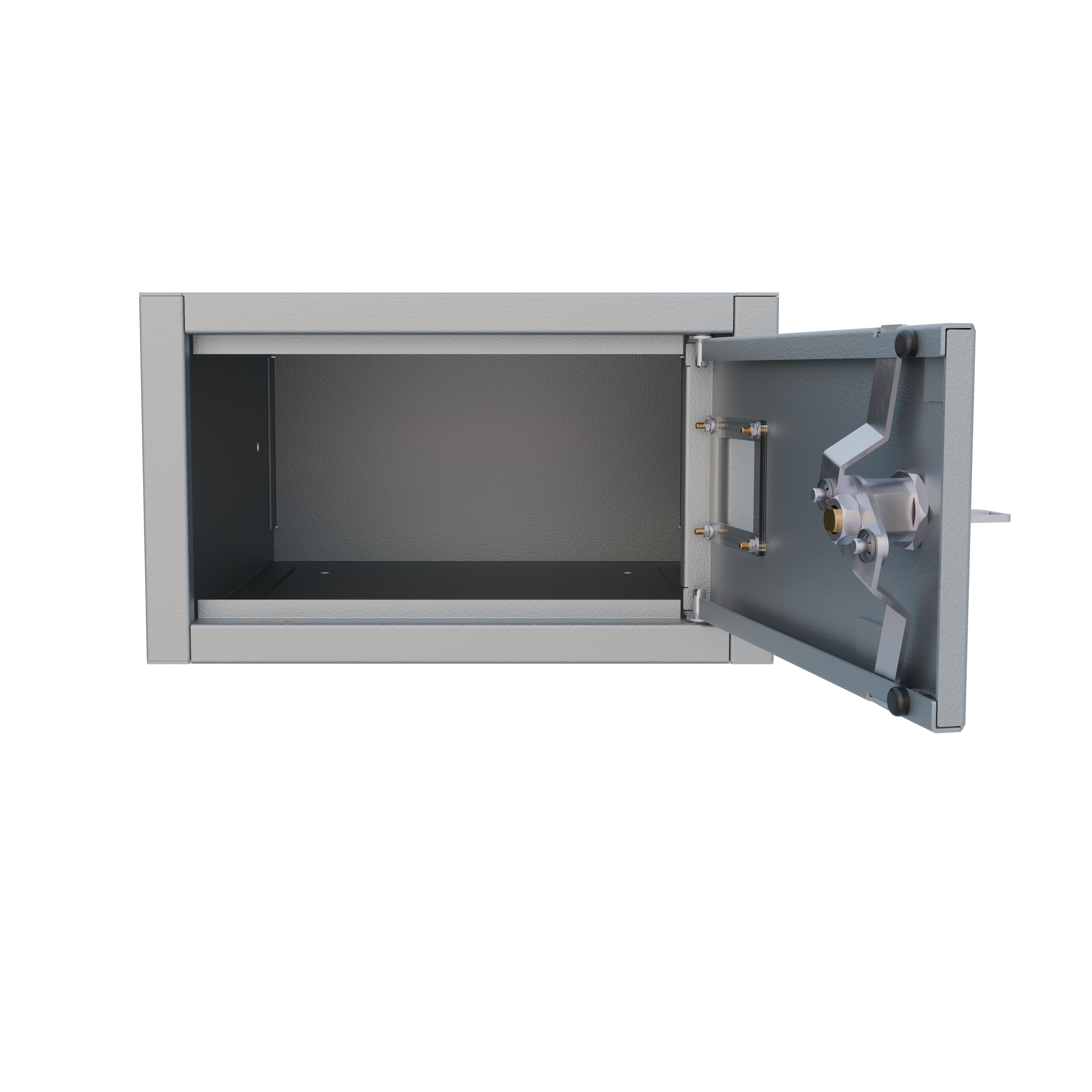 Coffret intérieur pour armoire forte - 1 porte avec fenêtre de visualisation - 17 l - serrure à clé