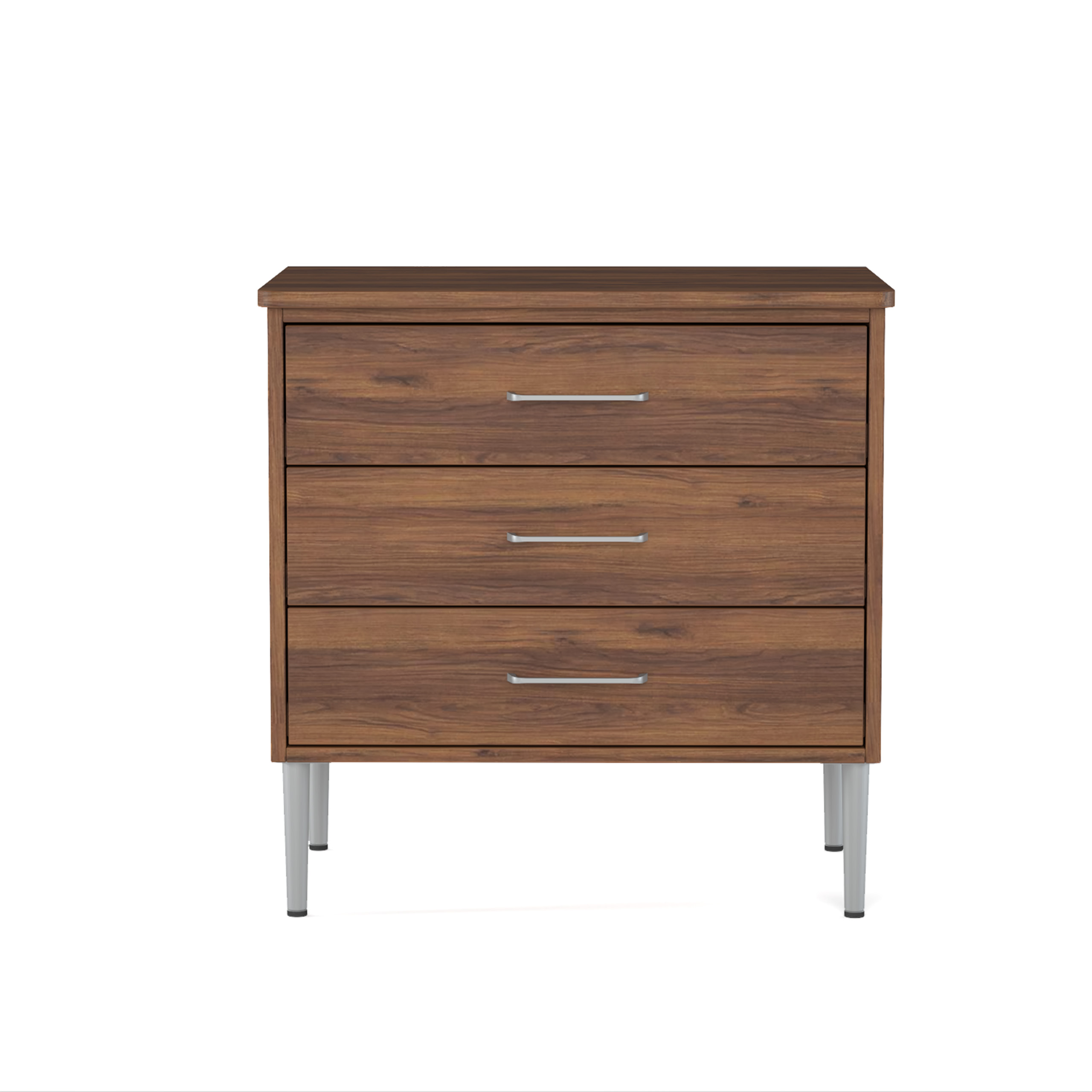 Commode Valho - 3 tiroirs - 78 x 78 x 54 cm - structure hêtre massif