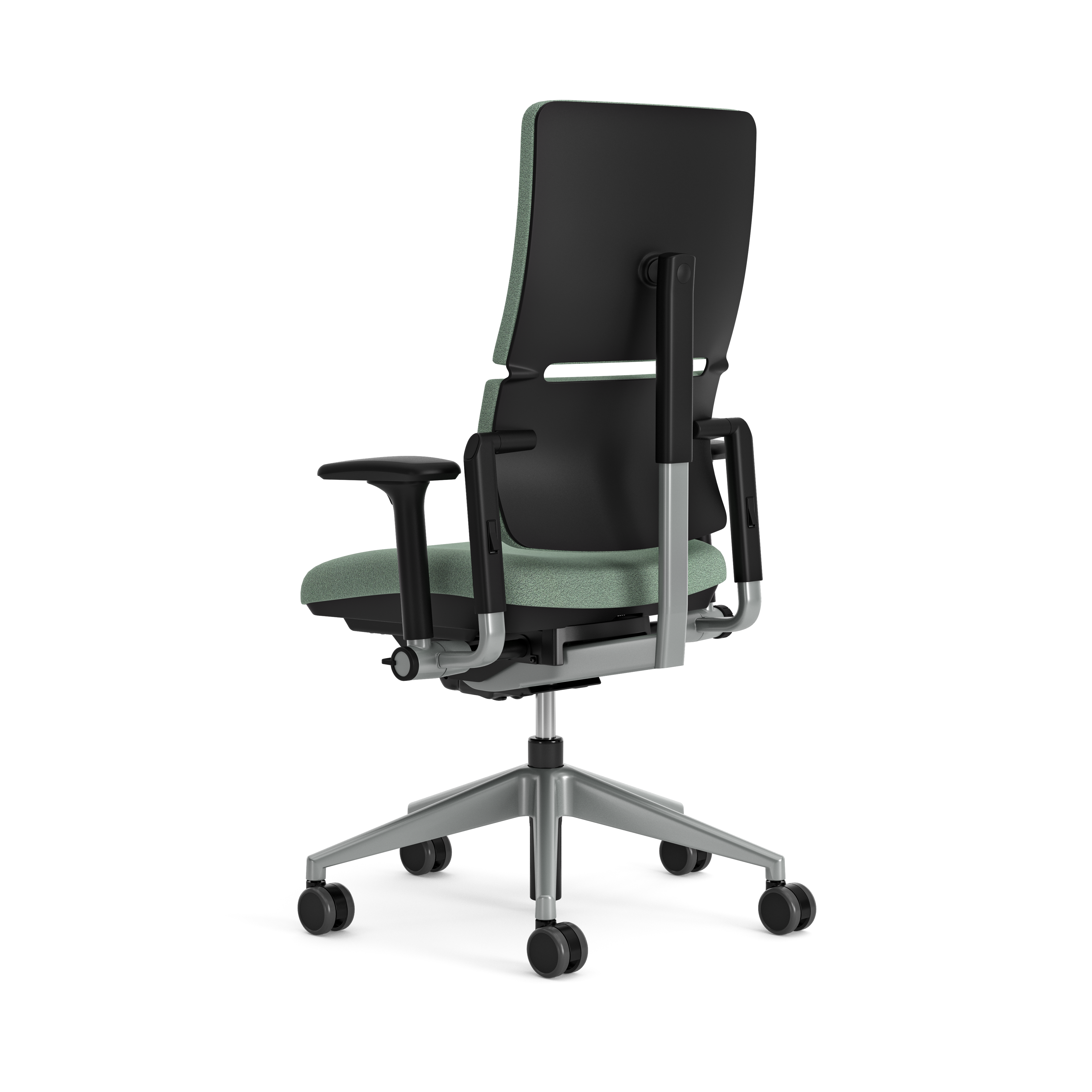 Fauteuil de bureau Please - tissu - piétement époxy - accoudoirs 4D