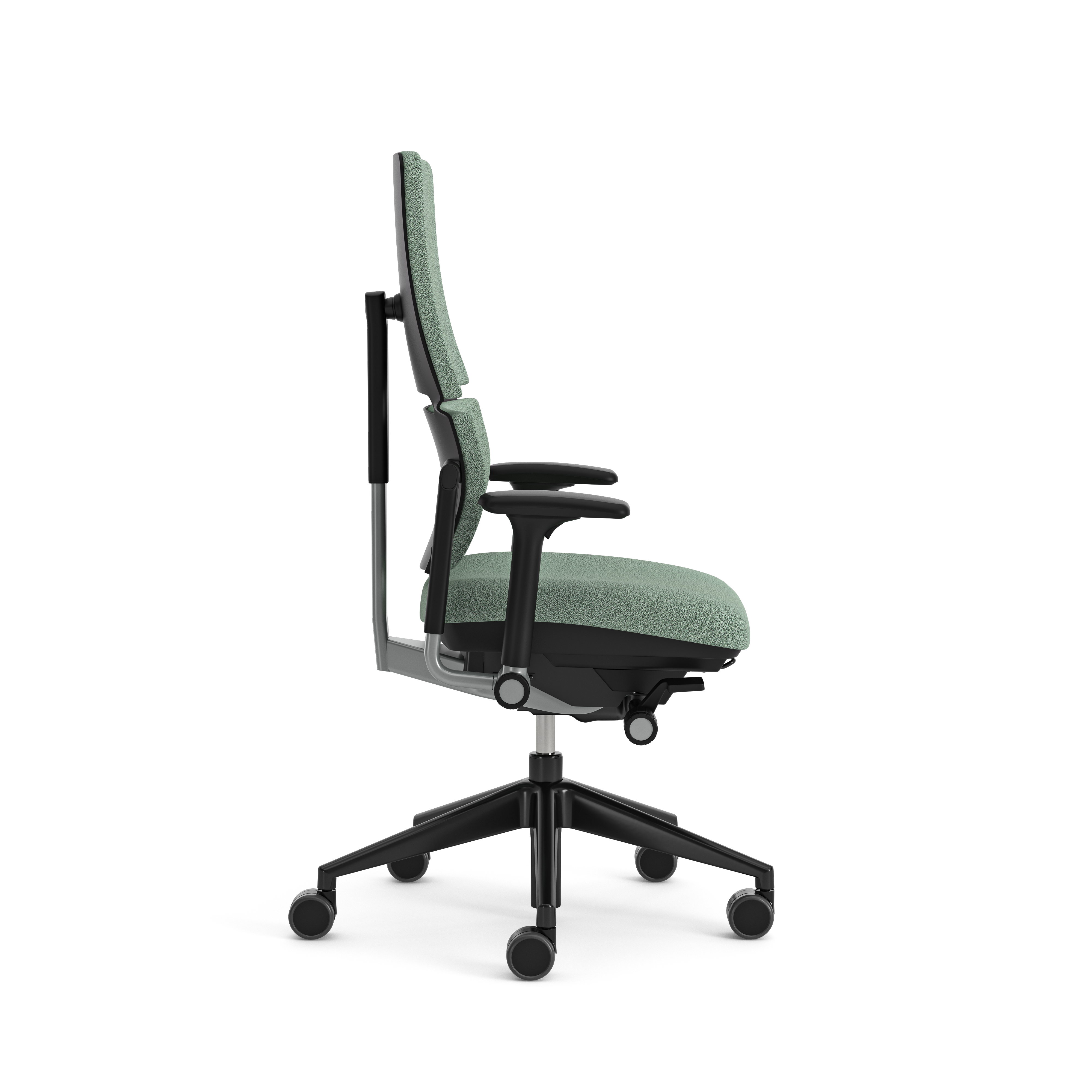 Fauteuil de bureau Please - tissu - piétement époxy - accoudoirs 4D