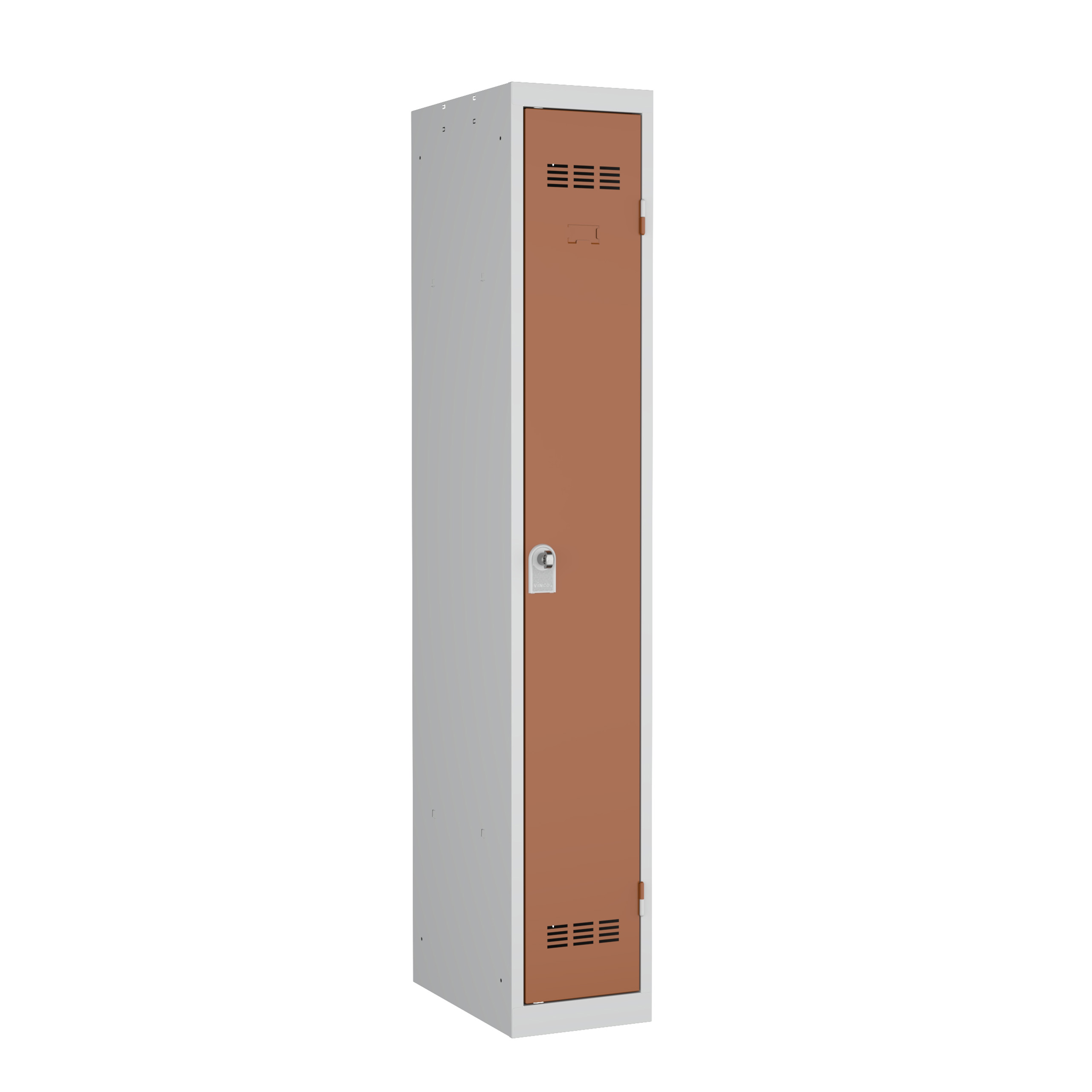 Vestiaire industrie propre 1 colonne - serrure à clé ou moraillon