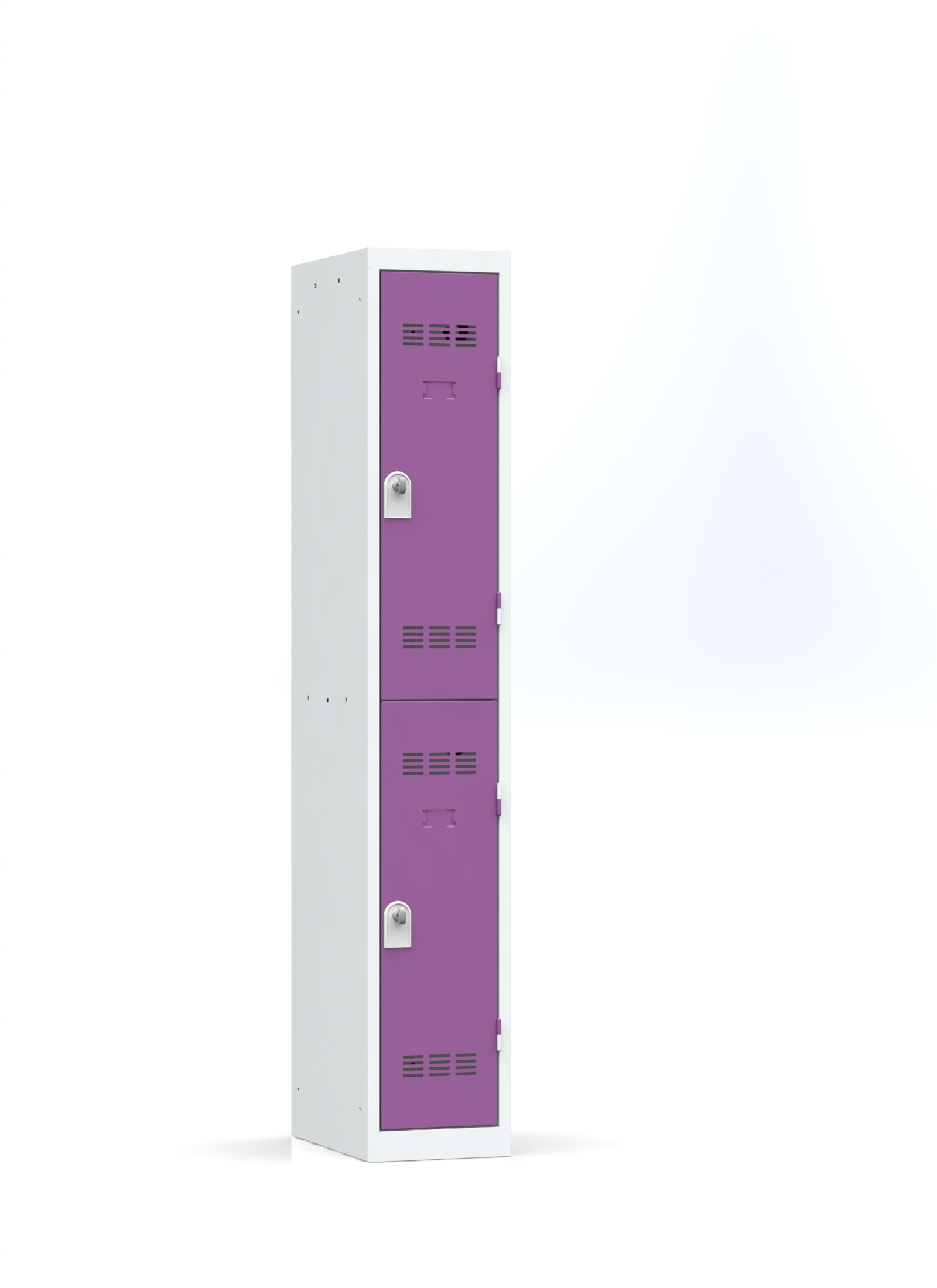 Vestiaire non visitable 1 colonne 2 casiers galvanisé l. 30 cm - impératif : serrure en option 